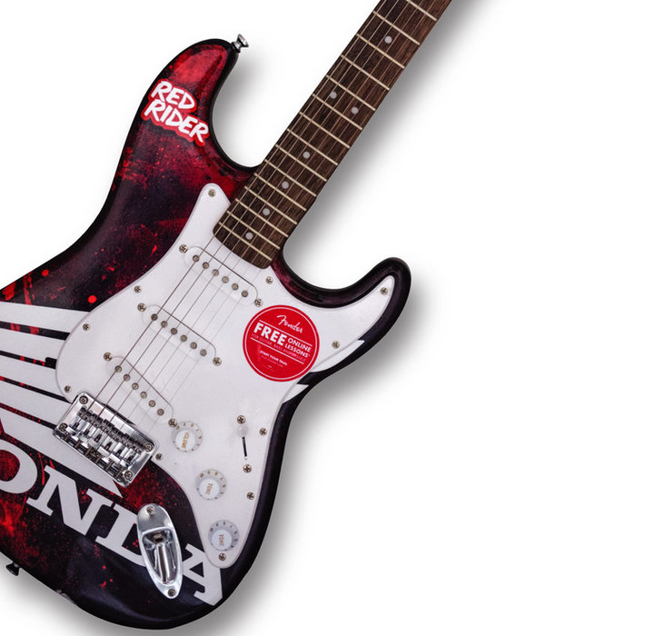 A custom-designed Honda guitar built by TNT