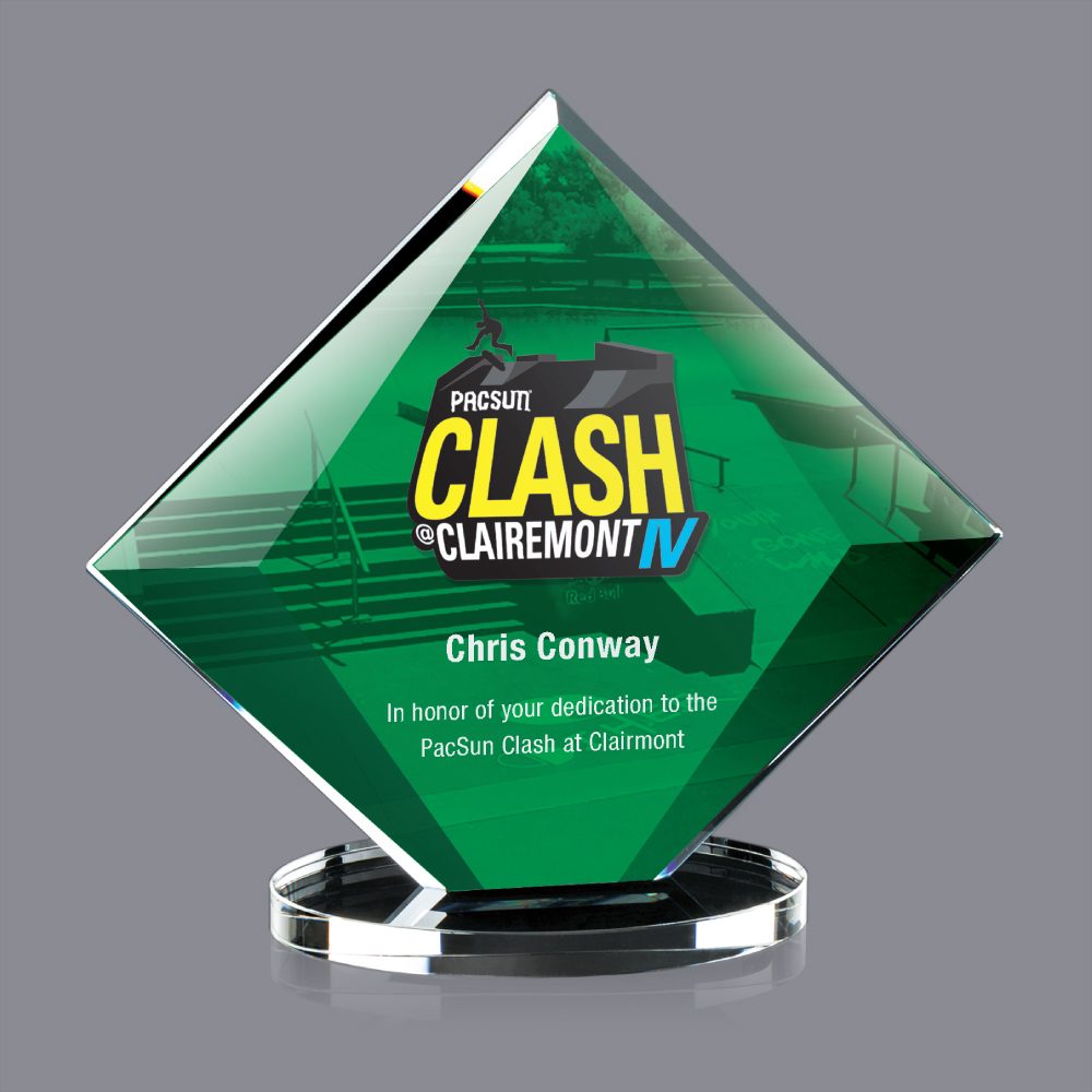 Green diamond event award for the Clash of Clairemont