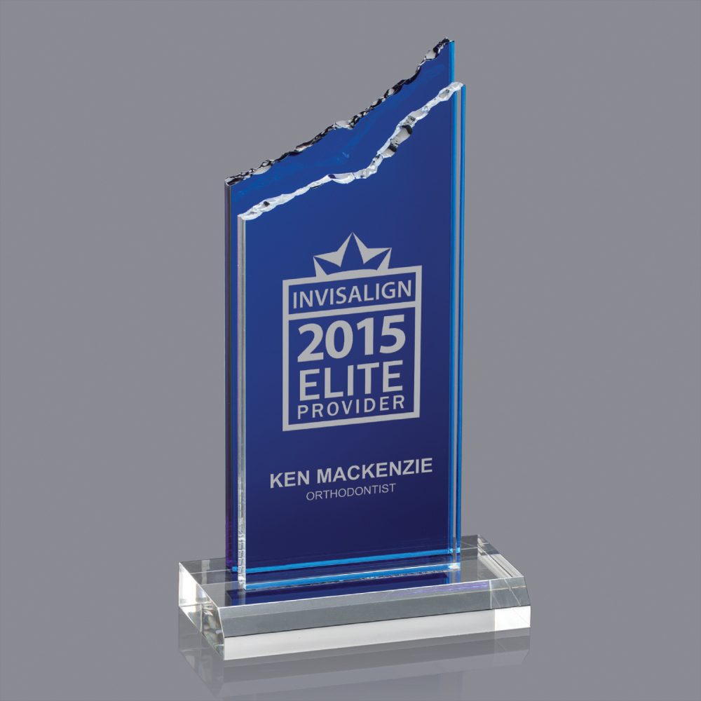 Blue crystal Invisalign Elite Provider award