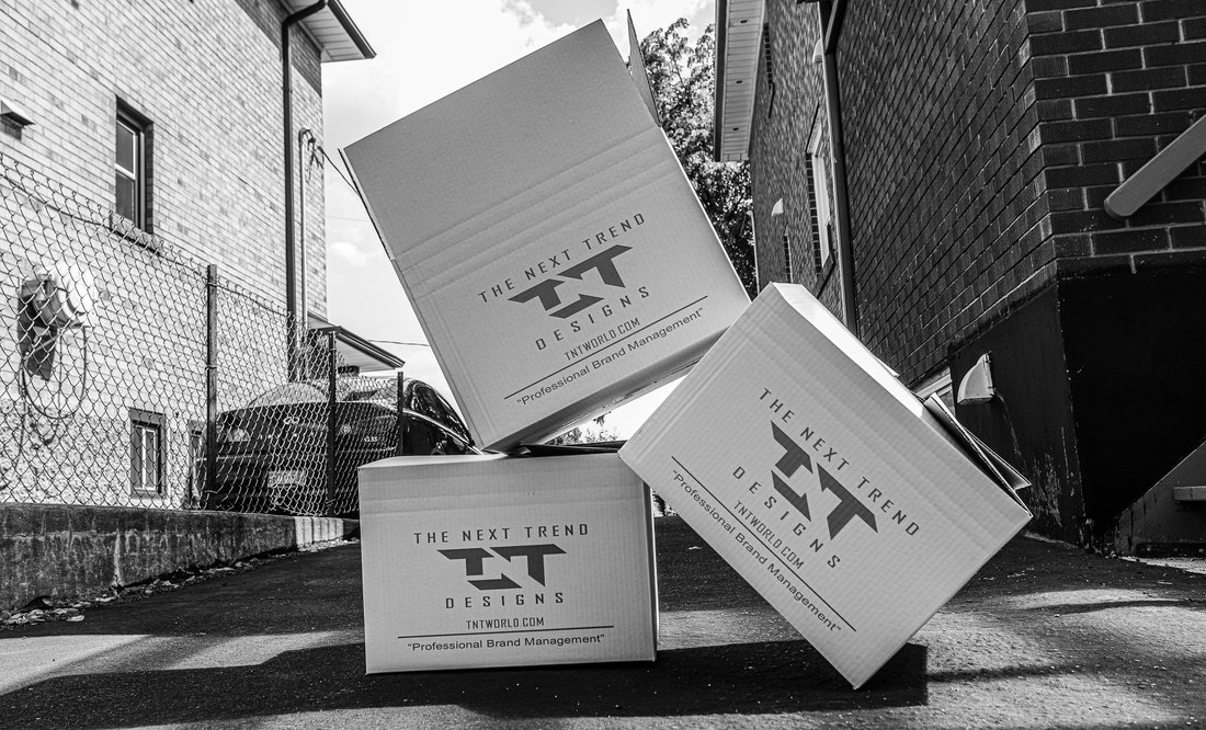 Branded merchandise inventory in the TNT warehouse