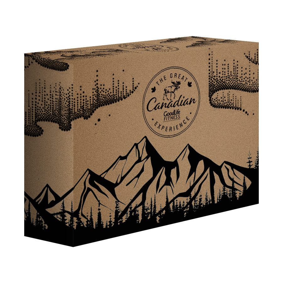 Kraft gift box packaging for the GoodLife tactical backpack