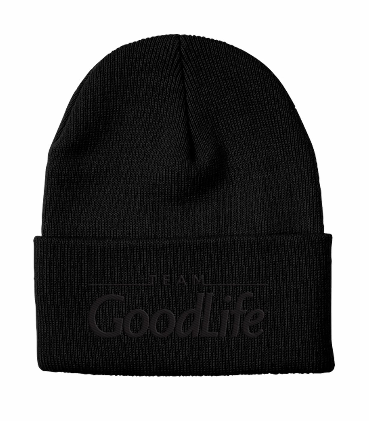 Black Team GoodLife knit cuff toque