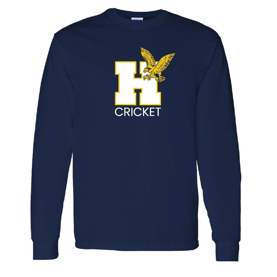 Navy Humber Hawks cricket crewneck
