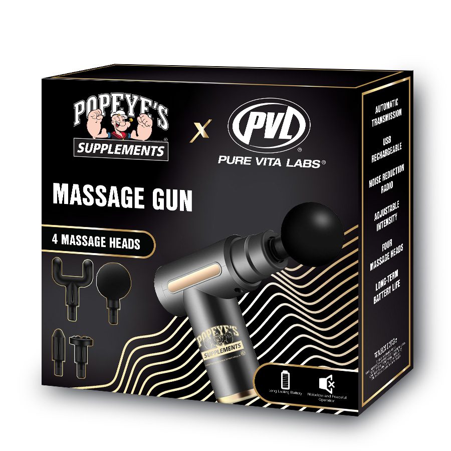 Retail packaging for the co-branded massage gun
