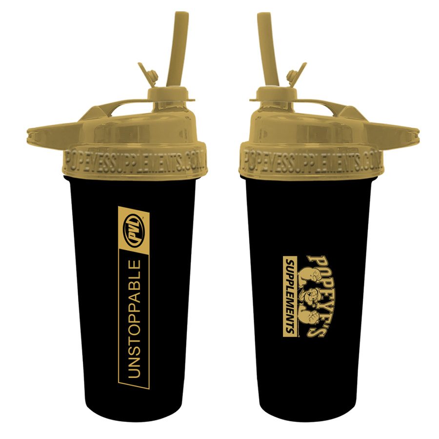Black and gold Unstoppable Typhoon shaker