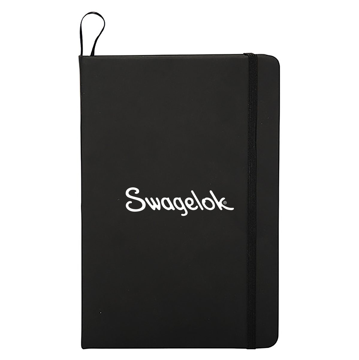 Black hardcover Swagelok notebook