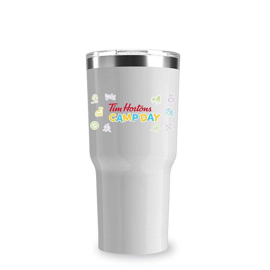 White Camp Day 18 oz tumbler